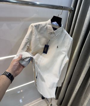 Ralph  Lauren Cream Premium Oxford Shirt