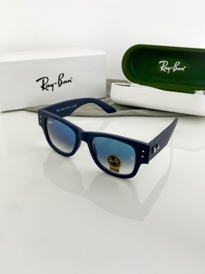 RAYBAN BLACK BLUE SHADED 840