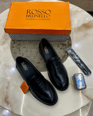 Men Ross-o Brunell-o Formal Moccasins