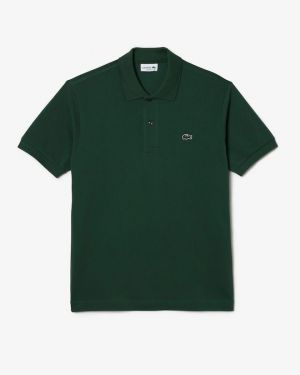 Lacost e Bottle Green Embroidery Logo Premium Polo T-Shirt