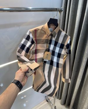 Burberr y Beige Checks Premium Classic Shirt