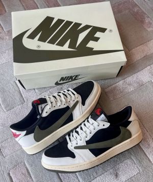Semi UA Travis Scott X Air Jordan 1 Low OG Olive Premium Semi UA Travis Scott X Air Jordan 1 Low OG Olive Premium