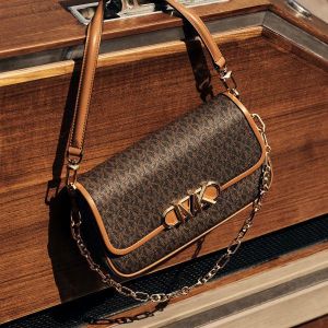 _Michael_kors_ parker shoulder bag with og box(22319-coffe-brown)