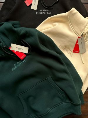 Sale Sale (90% Off) Essential premium hoodie Dark Green 1592