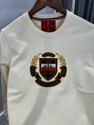 Sale Diwali Offer Tomm y Hilfiger premium sweatshirt cream 1409