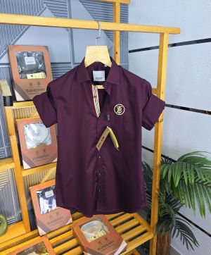 Burb Big Logo Shirt Wine M77-WN