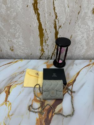 Chanel_Classic_Flap_Chain_Wallet_With_Box_And_Dust_Bag_(Grey-3225)
