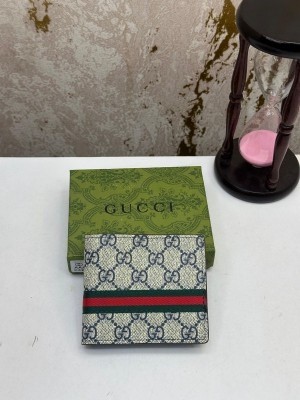 GUCC_I BROWN PREMIUM WALLET WITH OG BOX MODEL NO -4