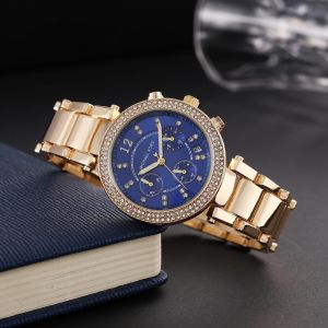 Micheal Kors MK Gold Blue