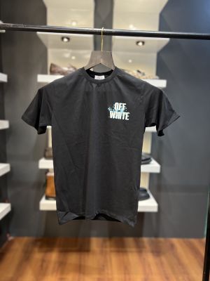 OFF-WHITE IMPORTED PRINTED DROP SHOULDER TSHIRT WITH CARRY BAG