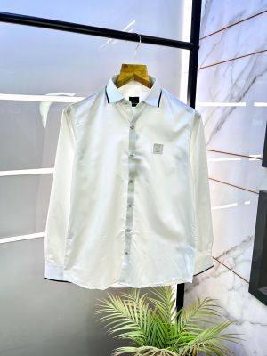 Arman_i Exchange White Premium Shirt With Brand Box Packing And Carry Bag F2728-WH