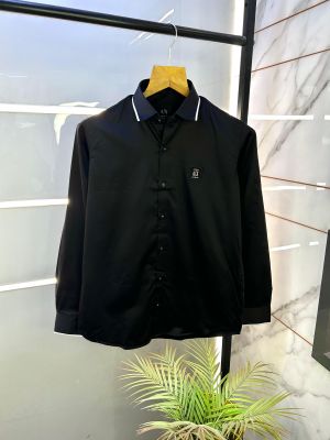 Arman_i Exchange Black Premium Shirt With Brand Box Packing And Carry Bag F2728-BL