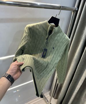 Ralph  Lauren Green Knitted Premium Pull Over