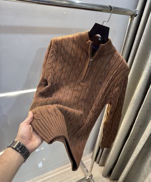 Ralph  Lauren Coffee Knitted Premium Pull Over