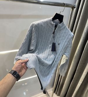 Ralph  Lauren Grey Knitted Premium Pull Over