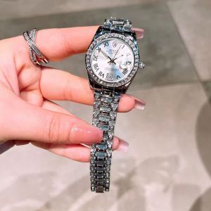 Role_x Oyester Perpetual Date Just Silver-White