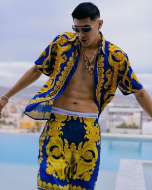 Versace 100% IMPORTED ALL OVER DIGITAL PRINTED VERY PREMIUM CORD SET.CS188