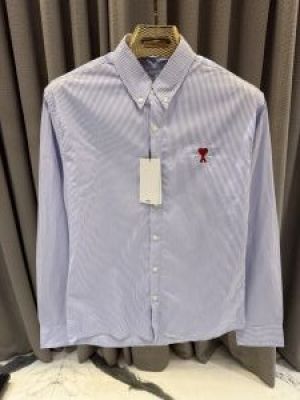Ami Paris Light Purple Imported Lining Shirt