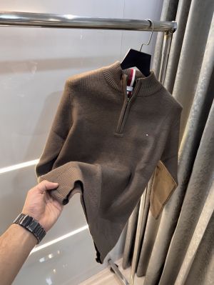 Tommy  Hilfiger Brown Knitted Classic Pull Over
