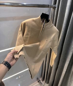 Tommy  Hilfiger Beige Knitted Classic Pull Over