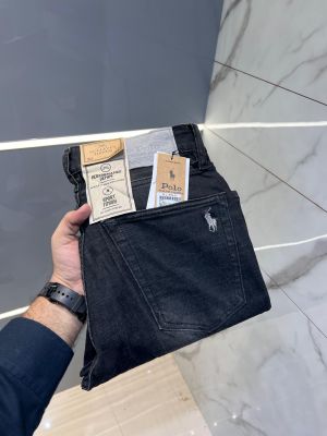 Ralph Laure n Black Shade Premium Imported Stretchable Lycra Fabric Comfort Fit Denim with Embroidered Logo 2914