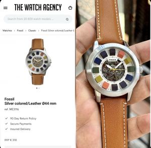 Fossi l Grant Skeleton Multicolor Automatic