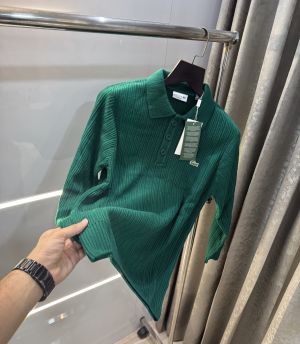 Lacost e Green Embroidery Logo Knitted Classic Pull Over