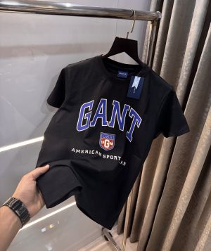 Gant Black Logo Print Premium Classic T-Shirt