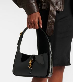 Ysl patent hobo bag glossy with double box 460
