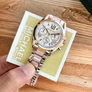 Micheal Kors Bradshaw Rose-gold White