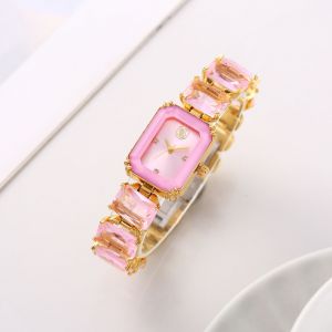 Swarovsk_i Octagon Pink Gold - J527