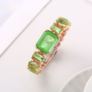 Swarovsk_i Octagon Green Copper - J528