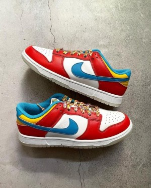 Nike-SB-Dunk-Low-Fruity-Pebbles-White-Red