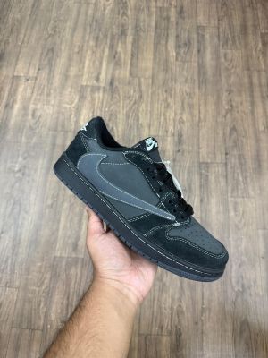 Jordan 1 Low X Travis Scott Black Phantom With Og Packing Semi Ua Jordan 1 Low X Travis Scott Black Phantom With Og Packing Semi Ua