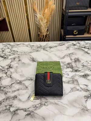 GUCC_I PREMIUM WALLET WITH OG BOX AAA 9111 BLACK