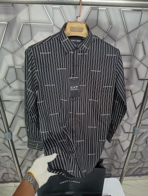 Emporio_Armani_Black_All_Over_Logo_Print_Premium_Exclusive_Shirt_With_Box_And_Carry_Bag_(1732)