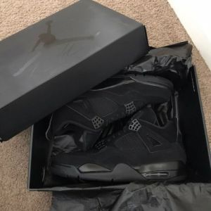 Nik_e Air Jordan Retro 4 Black Cat Semi Ua  Nik_e Air Jordan Retro 4 Black Cat Semi Ua