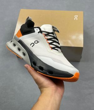 On Cloud x Nova Running Frost Grey Orange On Cloud x Nova Running Frost Grey Orange