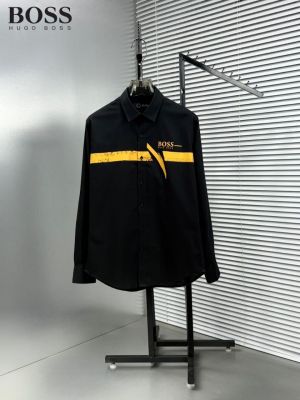 HUGO_BOSS_BLACK_LOGO_PRINT_PREMIUM_CLASSIC_SHIRT_WITH_BOX_PACKING_(1938) HUGO_BOSS_BLACK_LOGO_PRINT_PREMIUM_CLASSIC_SHIRT_WITH_BOX_PACKING_(1938)