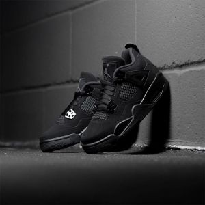Nik.e Air Jordan 4 Black Cat Semi UA Nik.e Air Jordan 4 Black Cat Semi UA