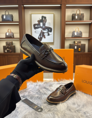 Louis-Vuitton-Premium-Brown-Loafer Louis-Vuitton-Premium-Brown-Loafer