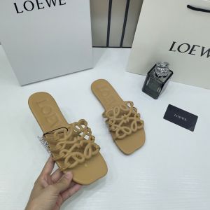 Loewe Petal Anagram Tan Beige Slides For Women With Original Box And Dust Cover Tan Beige 2506 Loewe Petal Anagram Tan Beige Slides For Women With Original Box And Dust Cover Tan Beige 2506