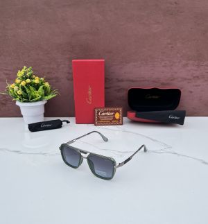 CARTIE_R 3804 POLARIZED SILVER GREEN BLACK SHADED GLASSES CARTIE_R 3804 POLARIZED SILVER GREEN BLACK SHADED GLASSES