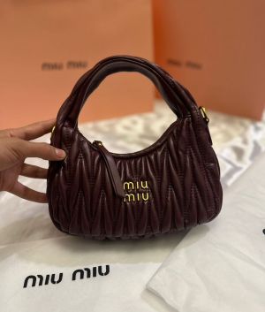 Miu Miu Matelasse Hobo Bag With Original Box & Dust Cover Packing Miu Miu Matelasse Hobo Bag With Original Box & Dust Cover Packing