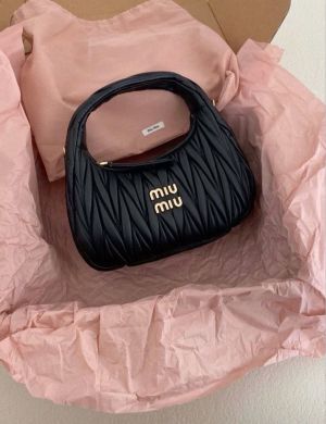 Miu Miu Matelasse Hobo Bag With Original Box & Dust Cover Packing Miu Miu Matelasse Hobo Bag With Original Box & Dust Cover Packing