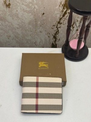 Burberr_y Vintage Check Bifold Wallet With Og Box Model No - 54 Burberr_y Vintage Check Bifold Wallet With Og Box Model No - 54