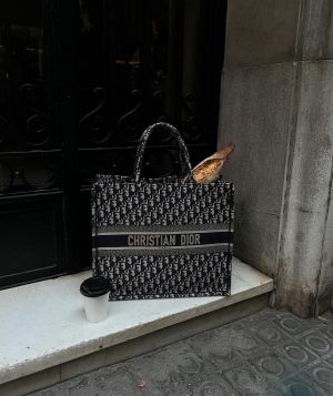 Dior_Book_Tote_Large_Black_With_OriginalBox_DustCover_Ribbon Dior_Book_Tote_Large_Black_With_OriginalBox_DustCover_Ribbon