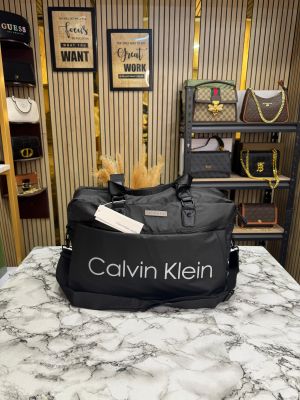 Calvin_Klein Premium Quality Duffle Bag With Strap (C0865-Black) Calvin_Klein Premium Quality Duffle Bag With Strap (C0865-Black)