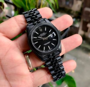 ROLE.X OYSTER PERPETUAL full black body stainless steel black dial  ROLE.X OYSTER PERPETUAL full black body stainless steel black dial
