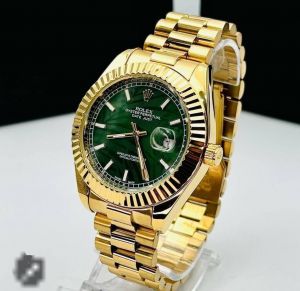 ROLE.X OYSTER PERPETUAL full gold with green dial  ROLE.X OYSTER PERPETUAL full gold with green dial